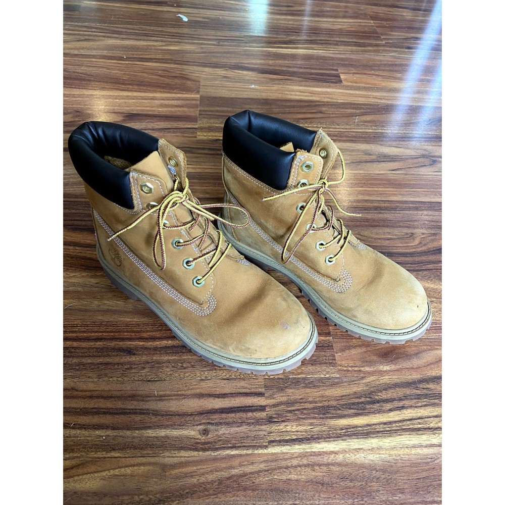 Timberland Men's Brown Tan Soft Toe Waterproof Work Boot Size 5